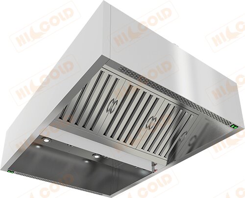 Зонт вытяжной островной коробчатый HICOLD ЗКВОО-0815 для предприятий общественного питания